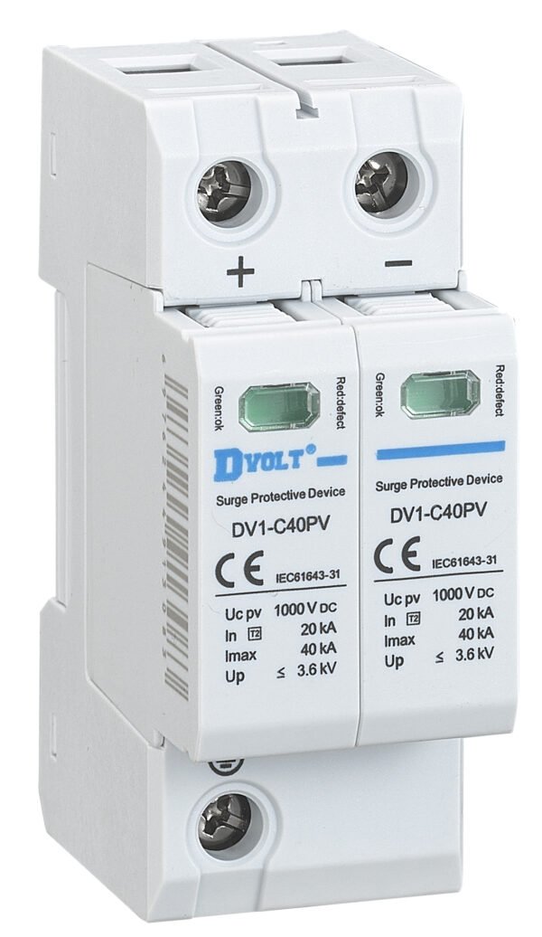 DV1-C40 Pluggable multi-pole AC SPD - Image 2