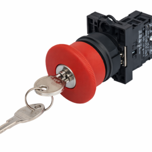 (Ronis n° 455) Emergency stop switch with key Φ40mm, Φ60mm