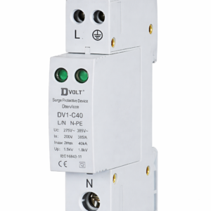 DV1-C40M1(S)+1 Pluggable Single-pole SPD