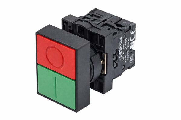Double Push Button Switch for Industrial Control Panels