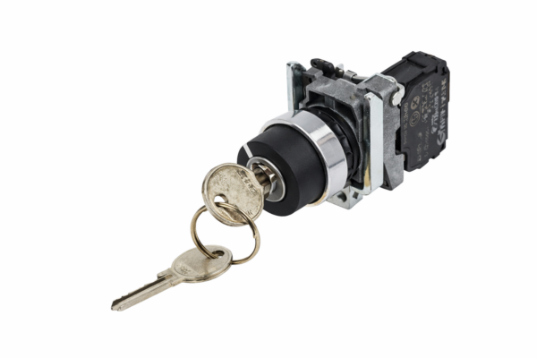 3 Position Key Selector Switch for Industrial Safety