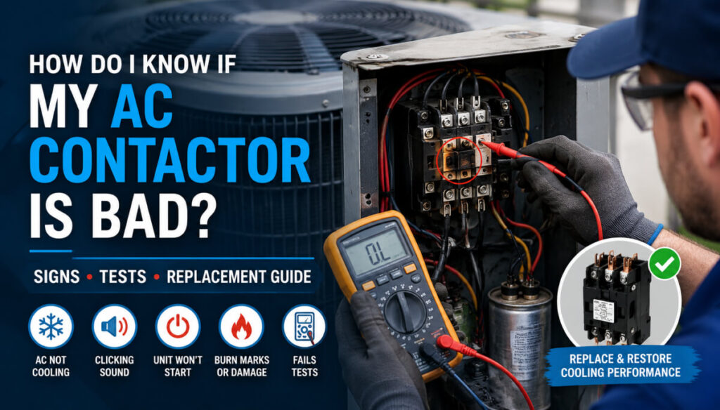 How Do I Know If My AC Contactor Is Bad? Signs, Tests & Replacement Guide