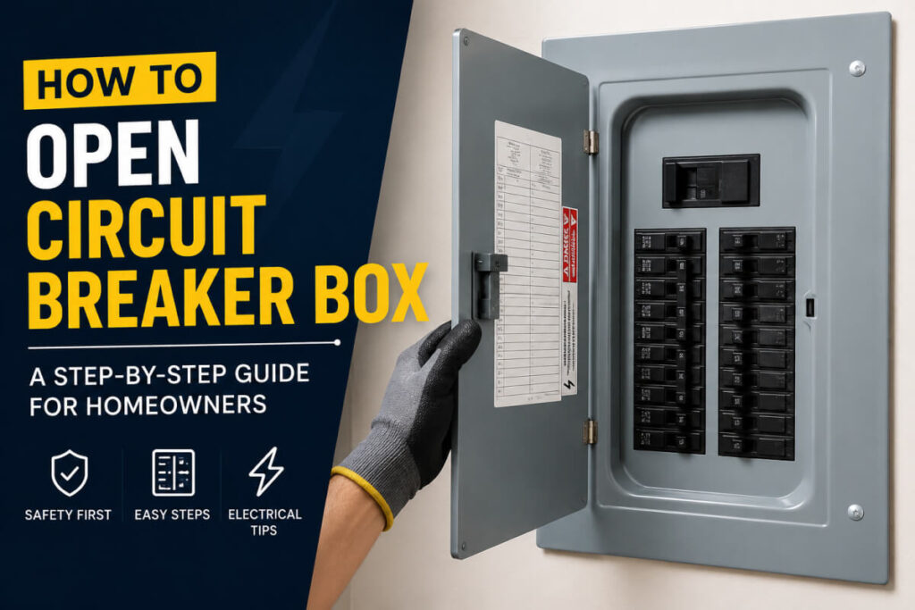 How to Open Circuit Breaker Box