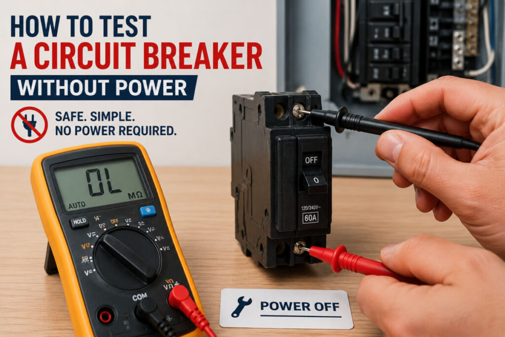 How to Test a Circuit Breaker Without Power