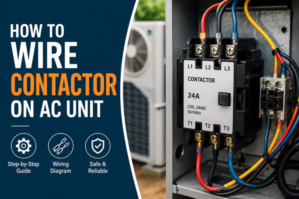 How to Wire Contactor on AC Unit