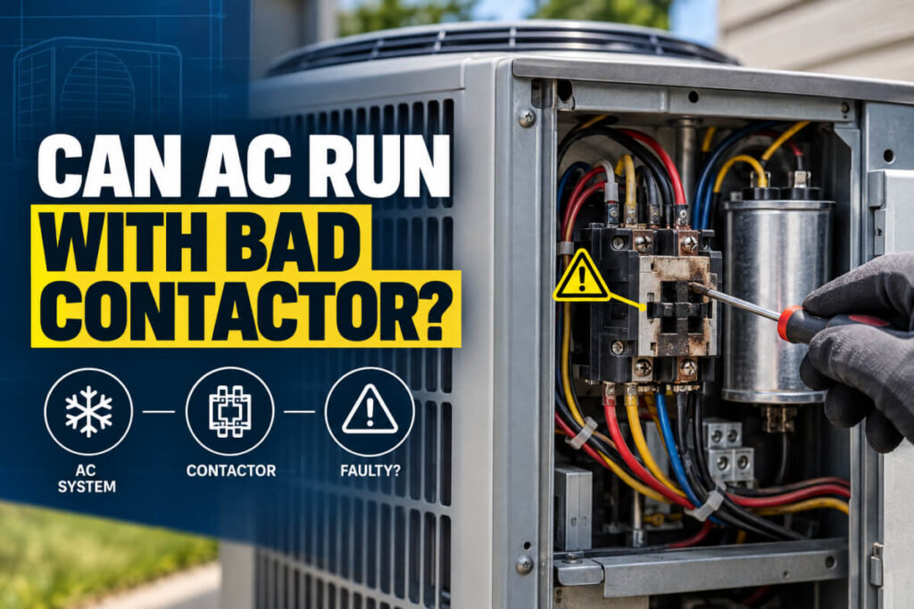 Can AC Run with Bad Contactor