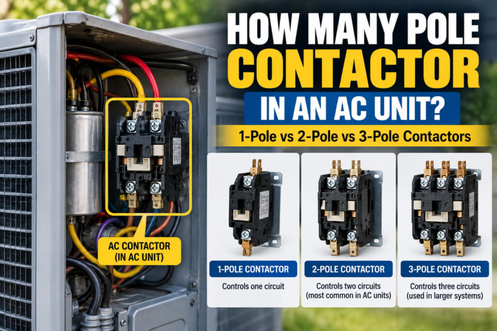 How Many Pole Contactor in AC Unit