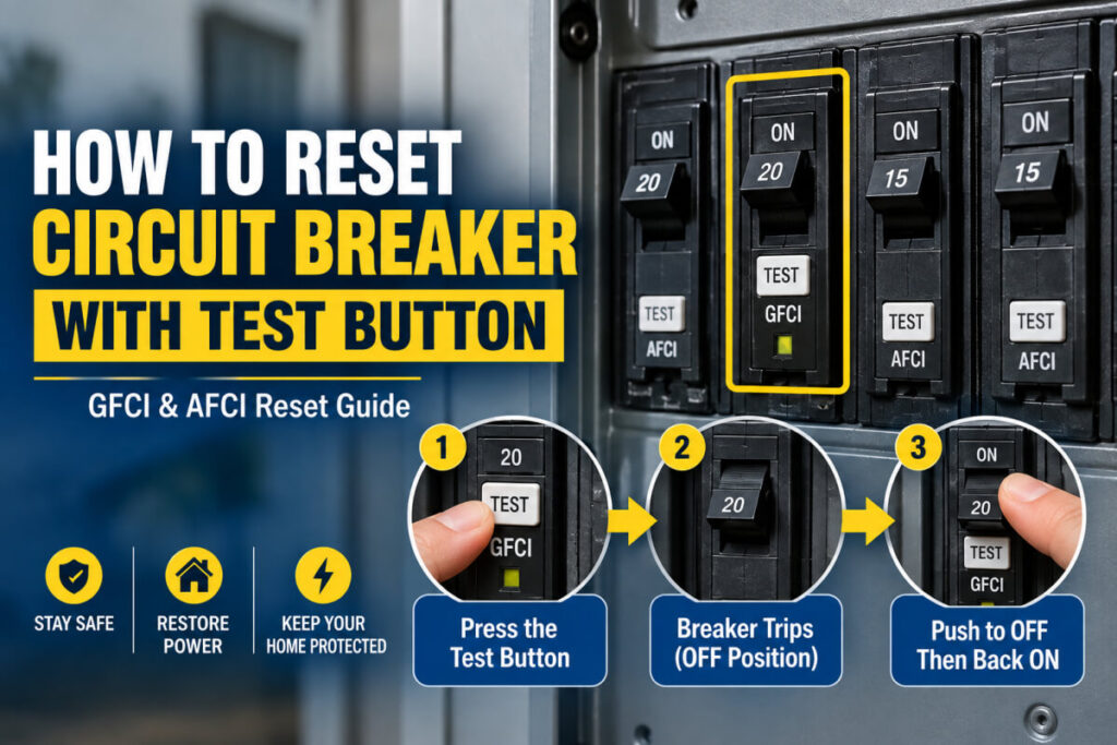 How to Reset Circuit Breaker with Test Button
