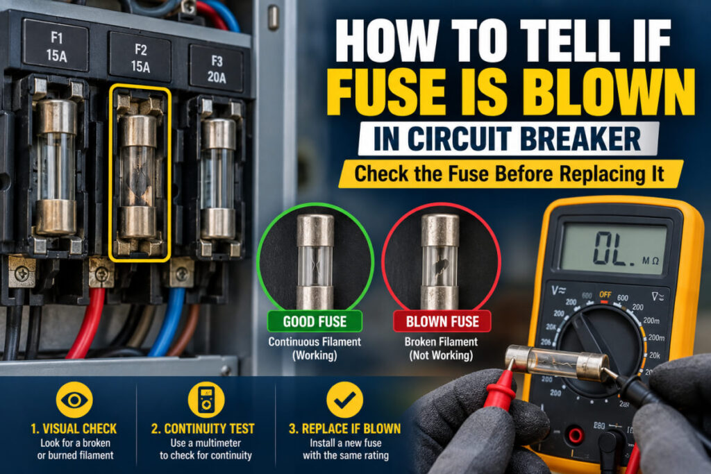 How to Tell If Fuse Is Blown in Circuit Breaker
