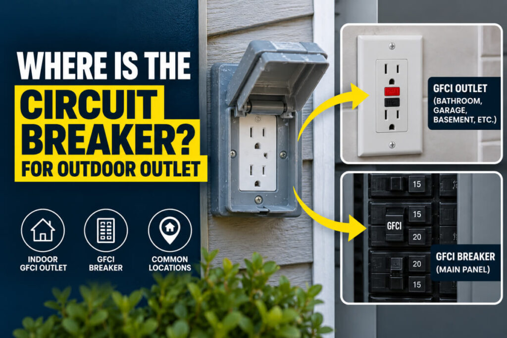 Where Is the Circuit Breaker for Outdoor Outlet