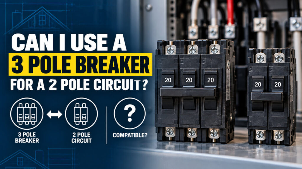 Can I Use a 3 Pole Breaker for a 2 Pole Circuit